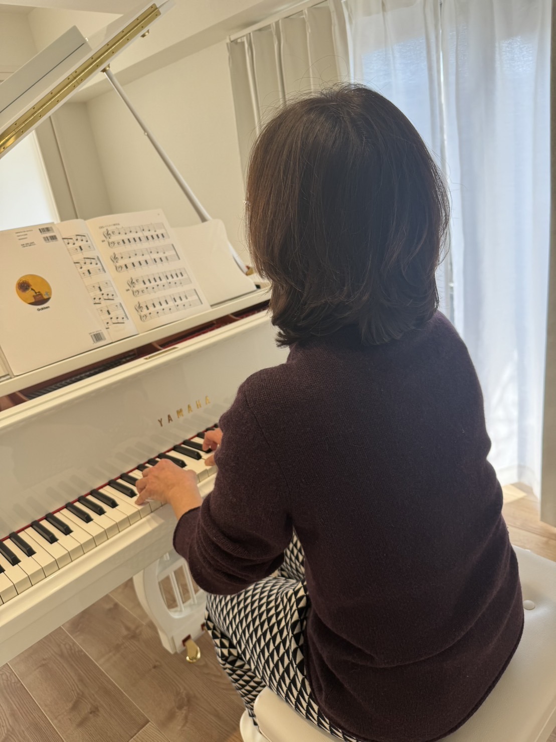 大人になってからピアノを始めました。